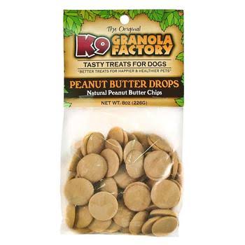 K9 Granola Factory Peanut Butter Drops Dog Treats - 14 oz Bag
