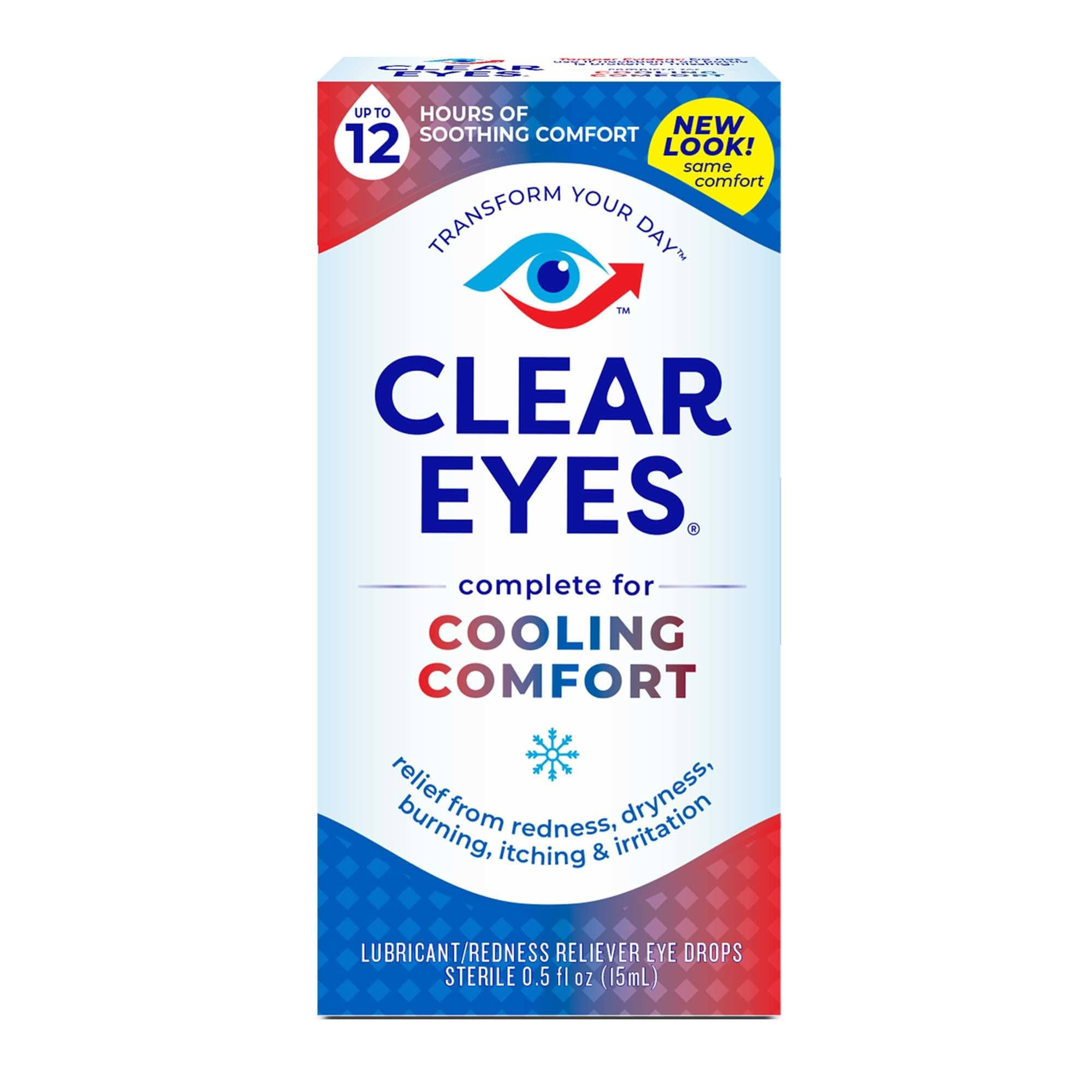 Cooling Comfort Redness Relief Eye Drops - 15ml