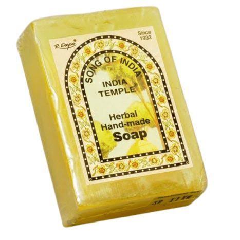 Song of India Temple Fragrance Herbal Hand Made Soap - 100 Grams - Sevananda Natural Foods Market - Delivered by Mercato