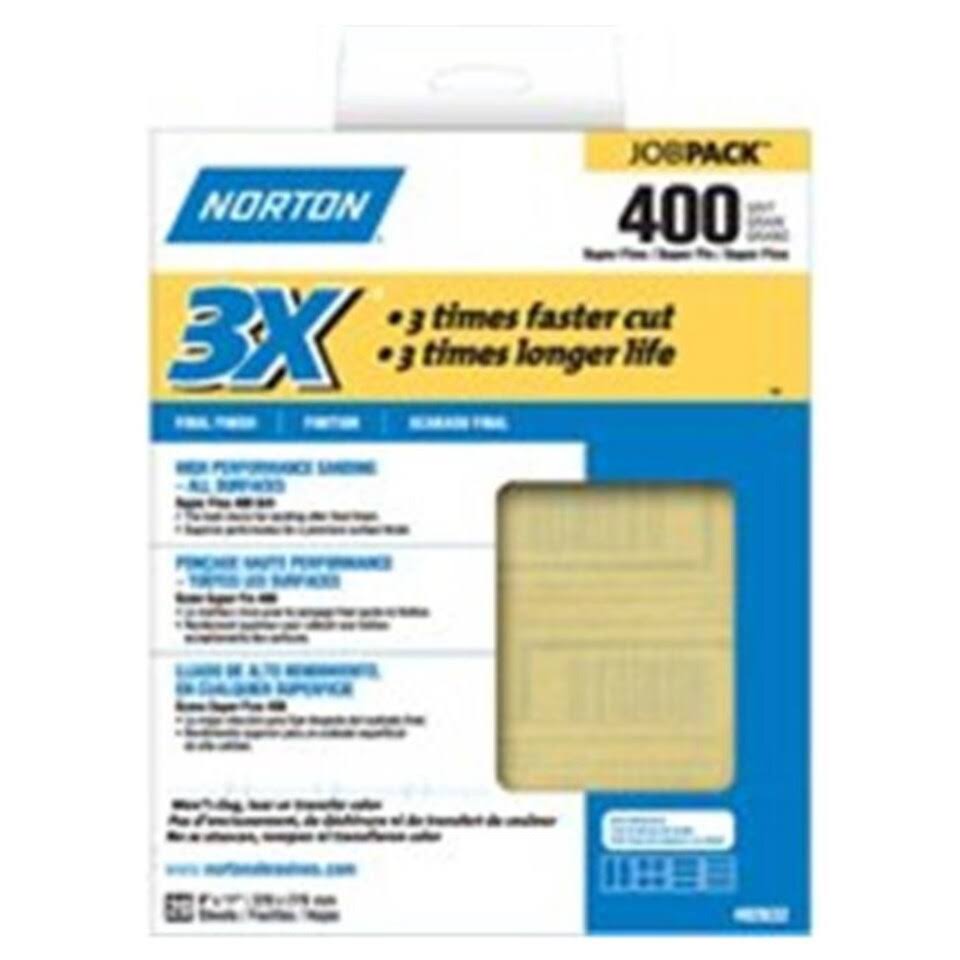 Norton ProSand Sandpaper - 20 Sheets, 400 Grit