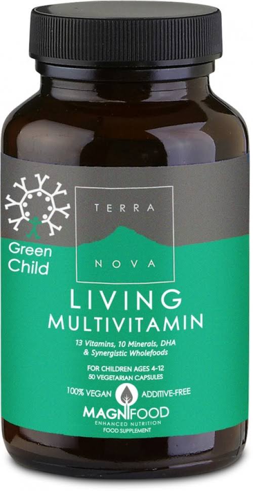 Terranova Green Child Living Multivitamin 50 Capsules