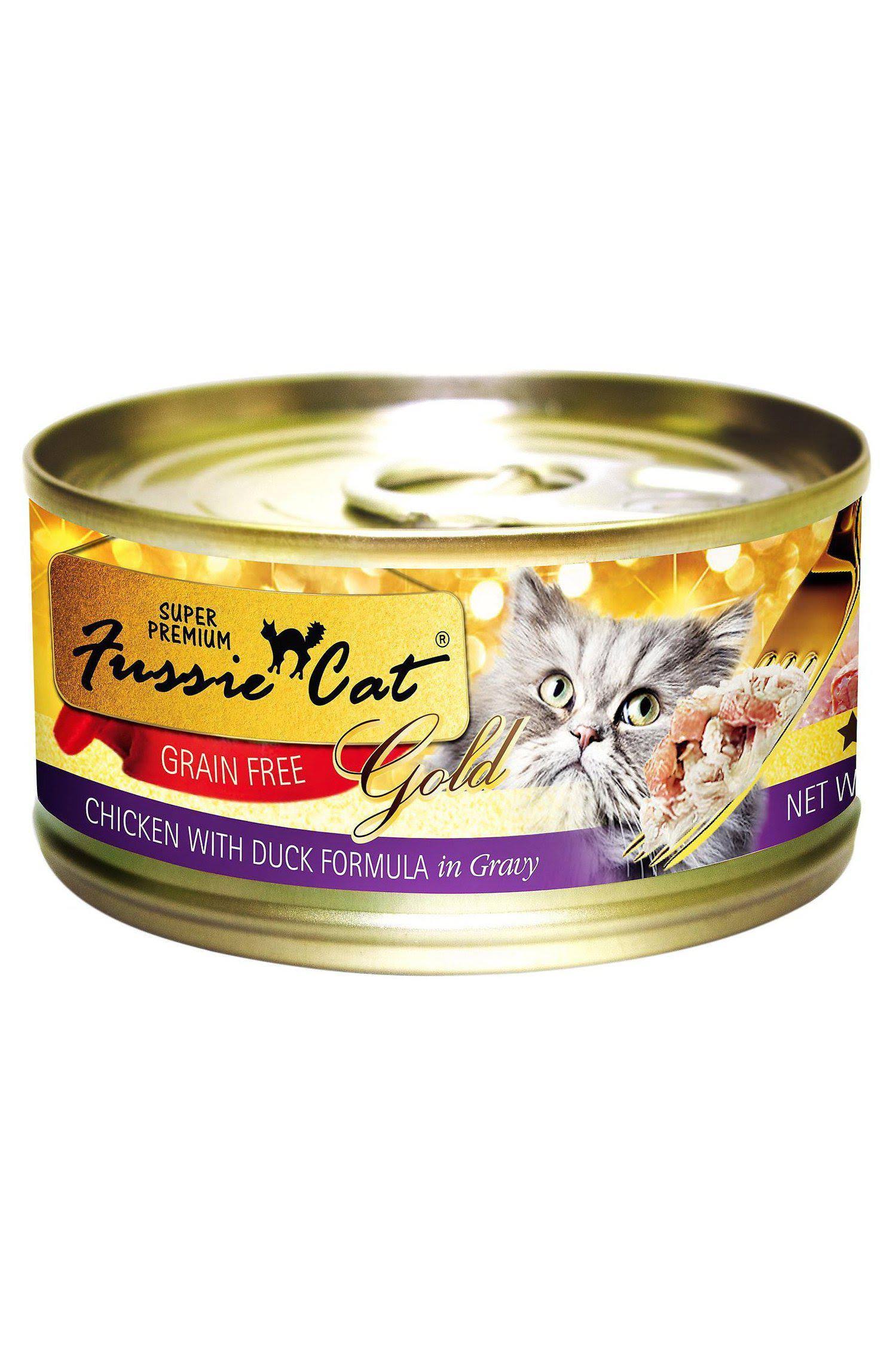 Fussie Cat Super Premium Pet Food - Chicken With Duck Formula in Gravy, 2.82oz
