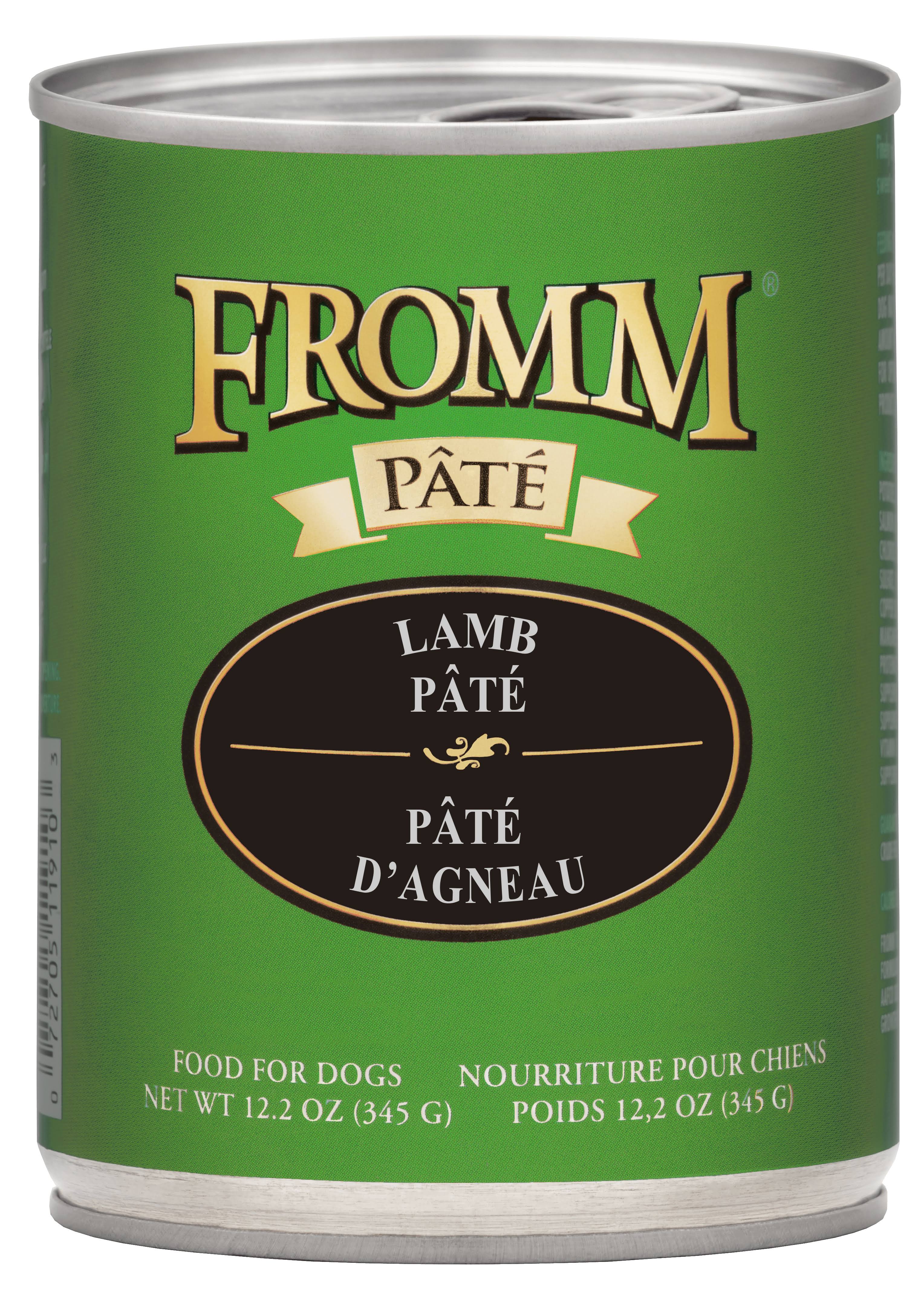 Fromm Lamb Pate Dog Food 12.2oz