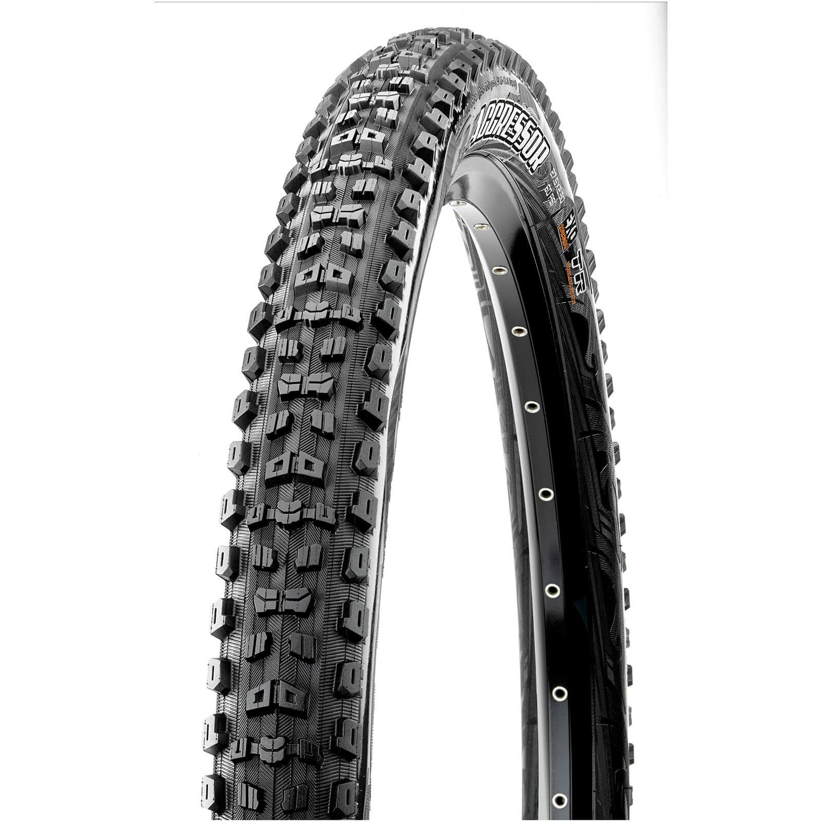 Maxxis Aggressor Dual Compound Exo Tubeless Folding Tire - 27.5" x 2.50"