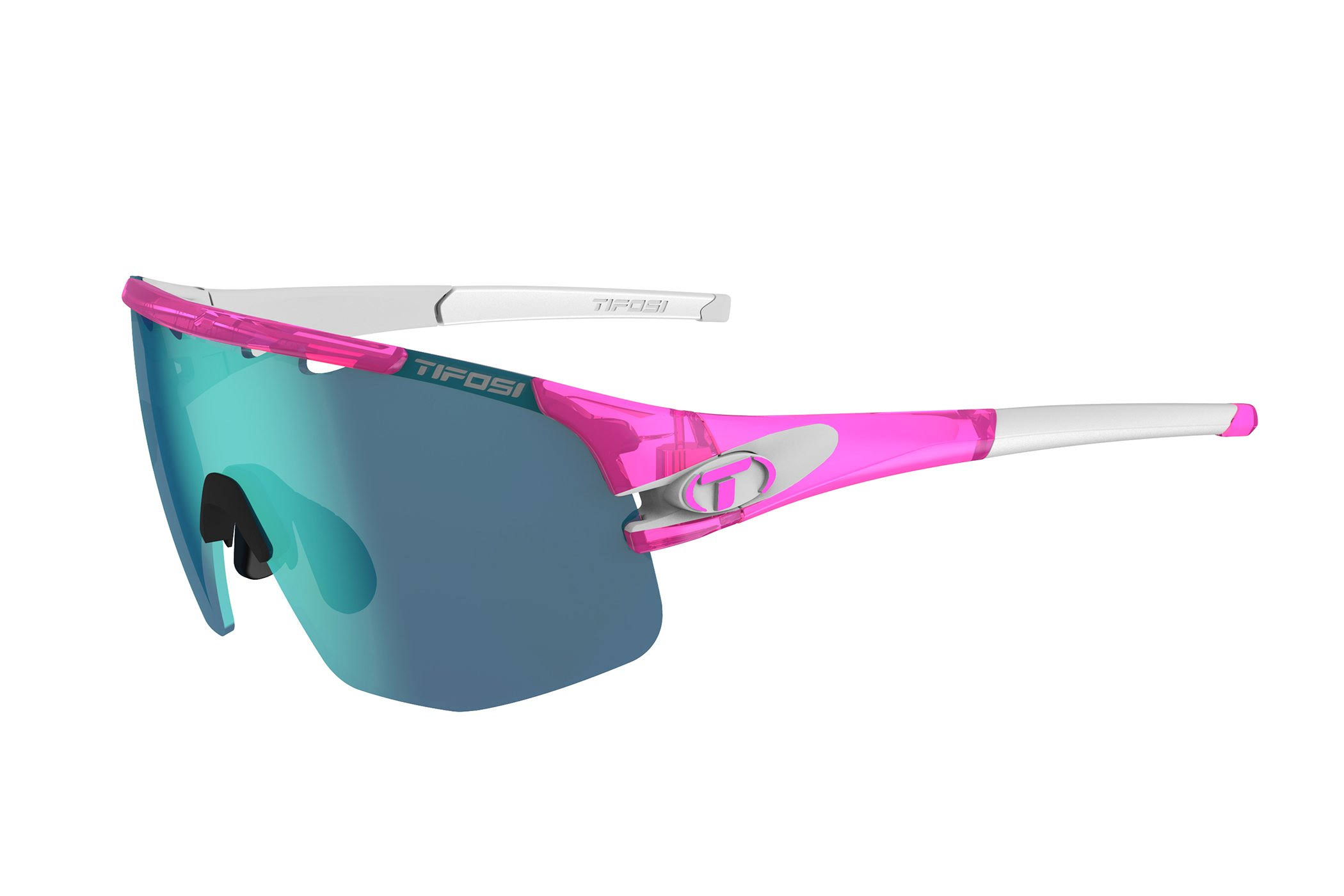 Tifosi Sledge Lite Interchangeable Lens Sunglasses - Matt Black / Red