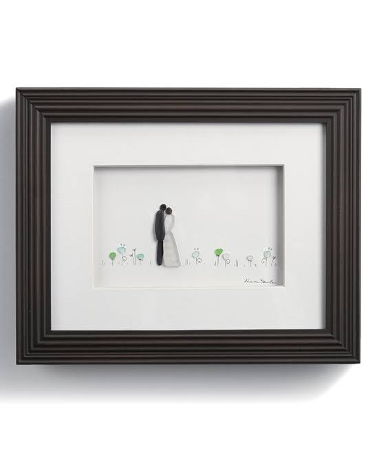 Sharon Nowlan White & Gray Love in Full Bloom Framed Wall Art One-Size