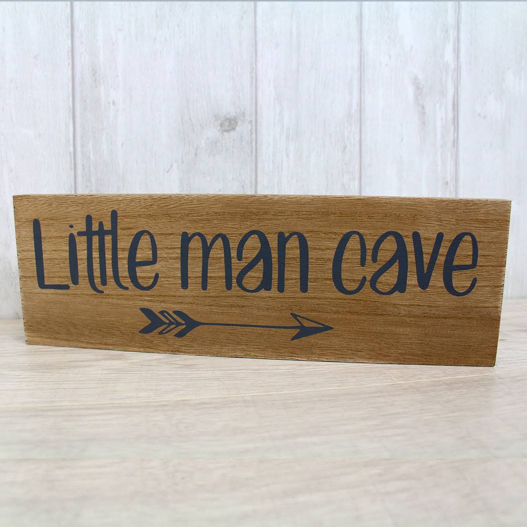 Little Man Cave Plaque