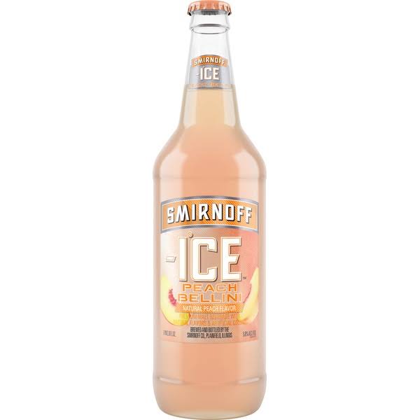 Smirnoff Ice Malt Beverage, Peach Bellini - 24 fl oz