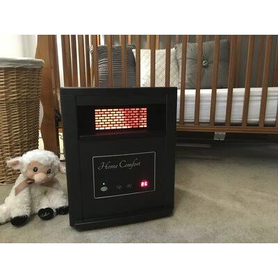 Home Comfort Chauffe-armoire électrique à infrarouge 1500 watts portative noir