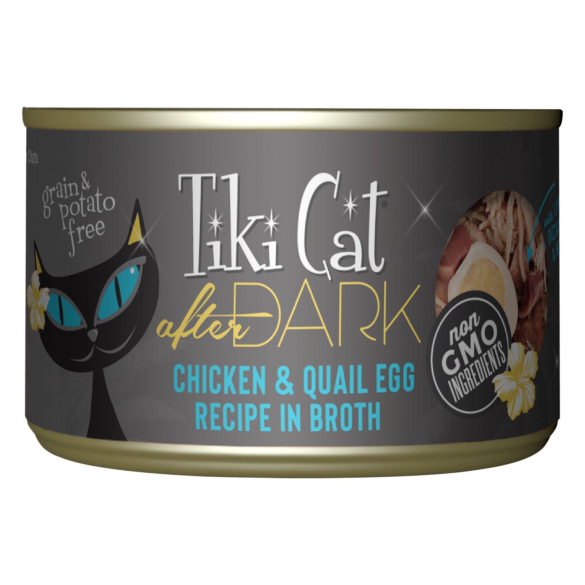 Tiki Cat After Dark Chicken and Quail Egg / 5.5oz