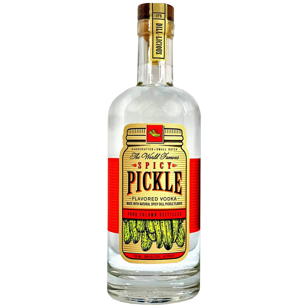 The World Famous Spicy Pickle Vodka | InternetWines.com