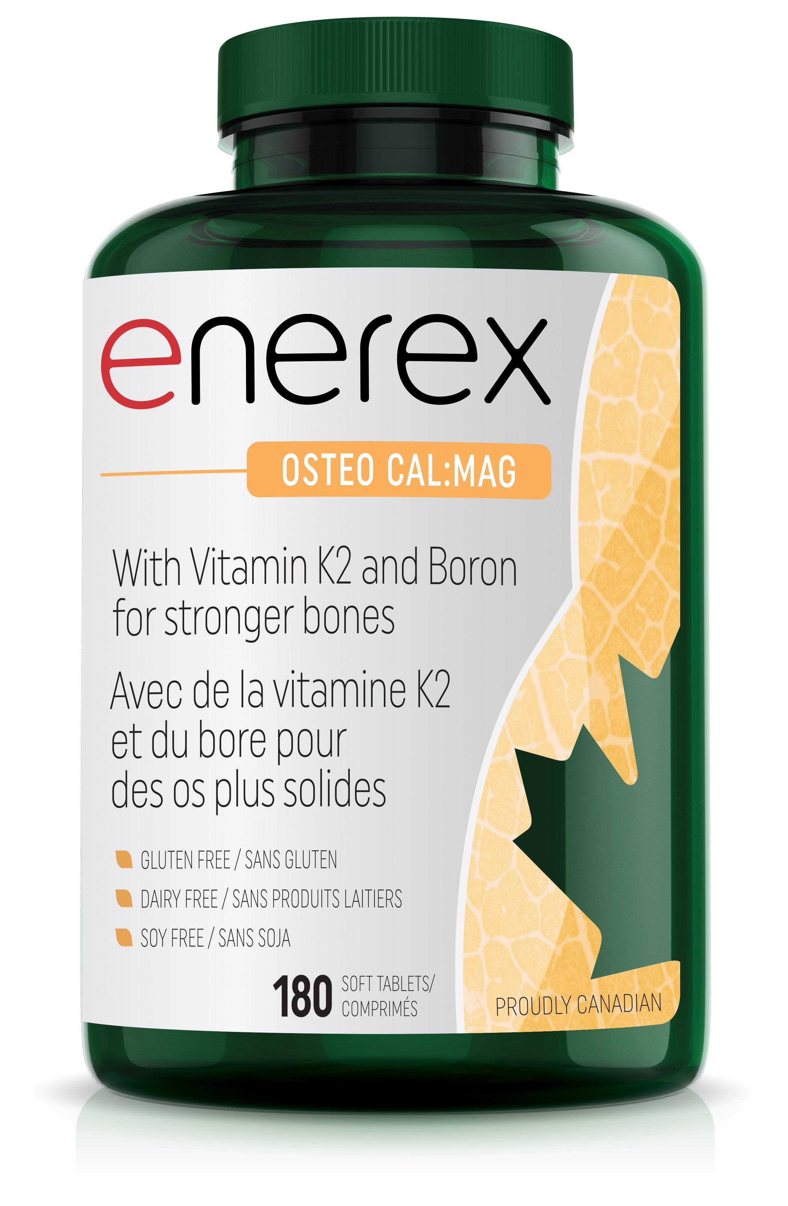 Enerex Osteo Cal:Mag 180 Tablets