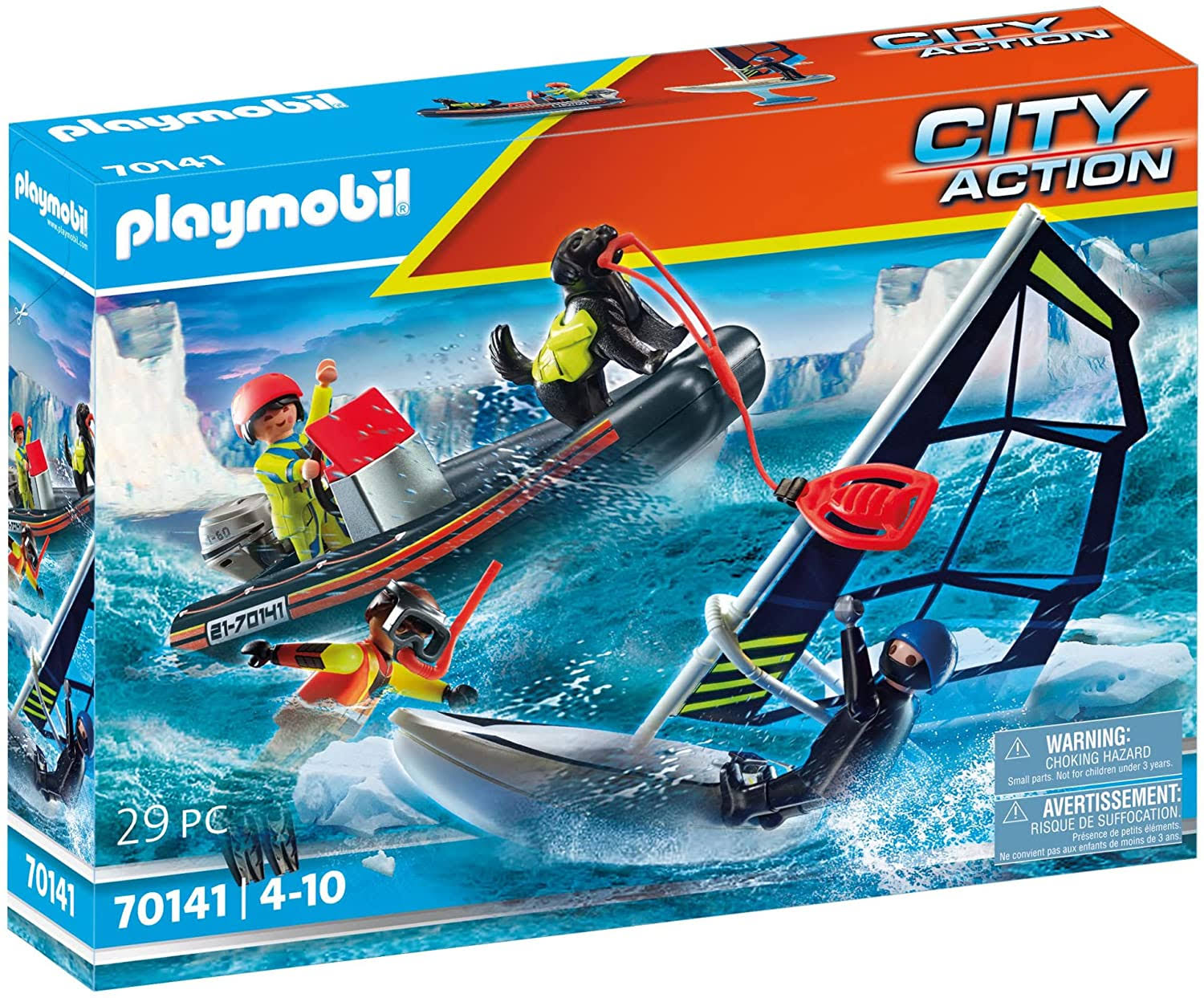 PLAYMOBIL 70141 - Water Rescue with Dog