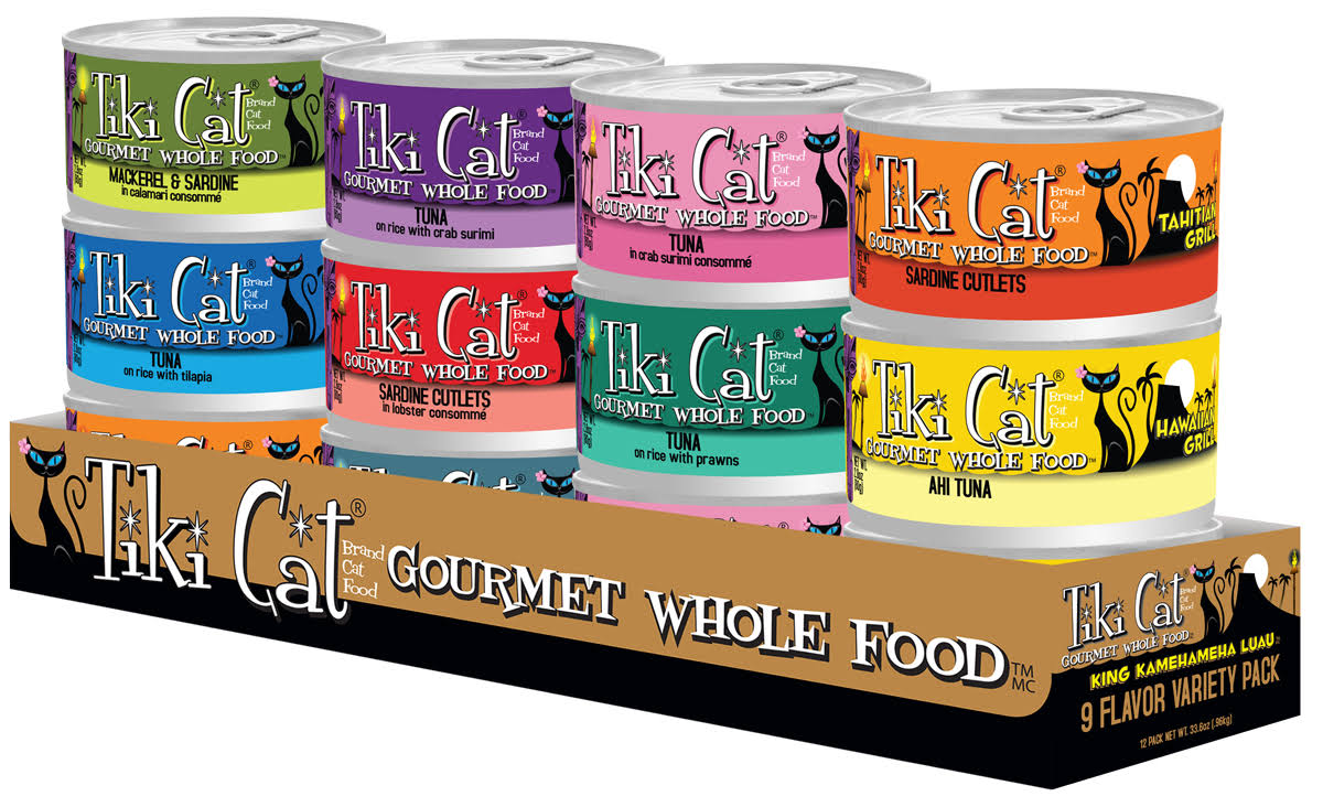 Tiki Cat Grill Grain-Free, Low-Carbohydrate Wet Food with Whole