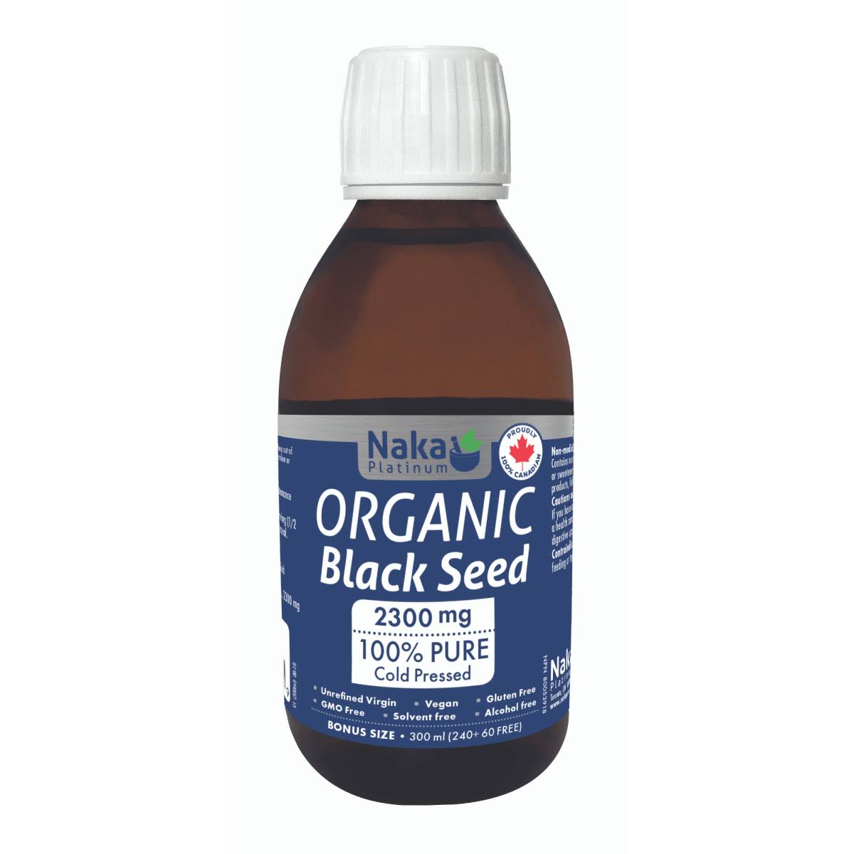 Naka Platinum Organic Black Seed Oil Liquid 300ml