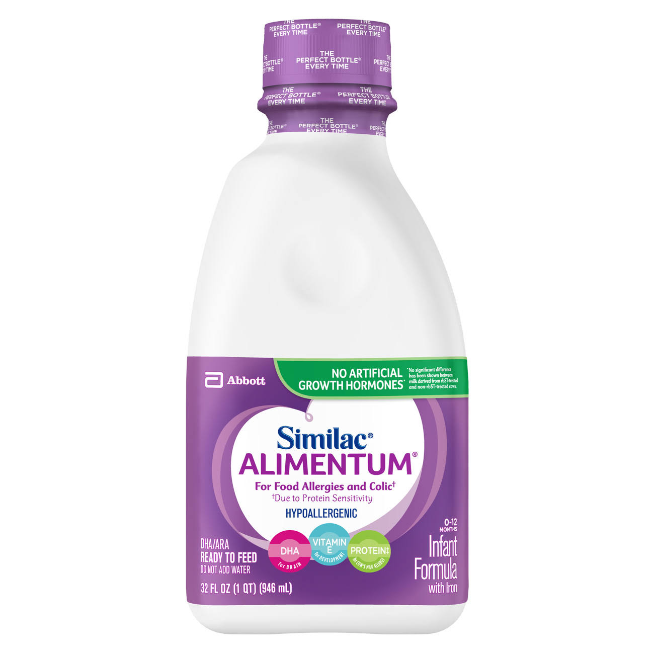 Abbott Similac Alimentum Hypoallergenic Baby Nutrition - Birth-12 Months, 946ml