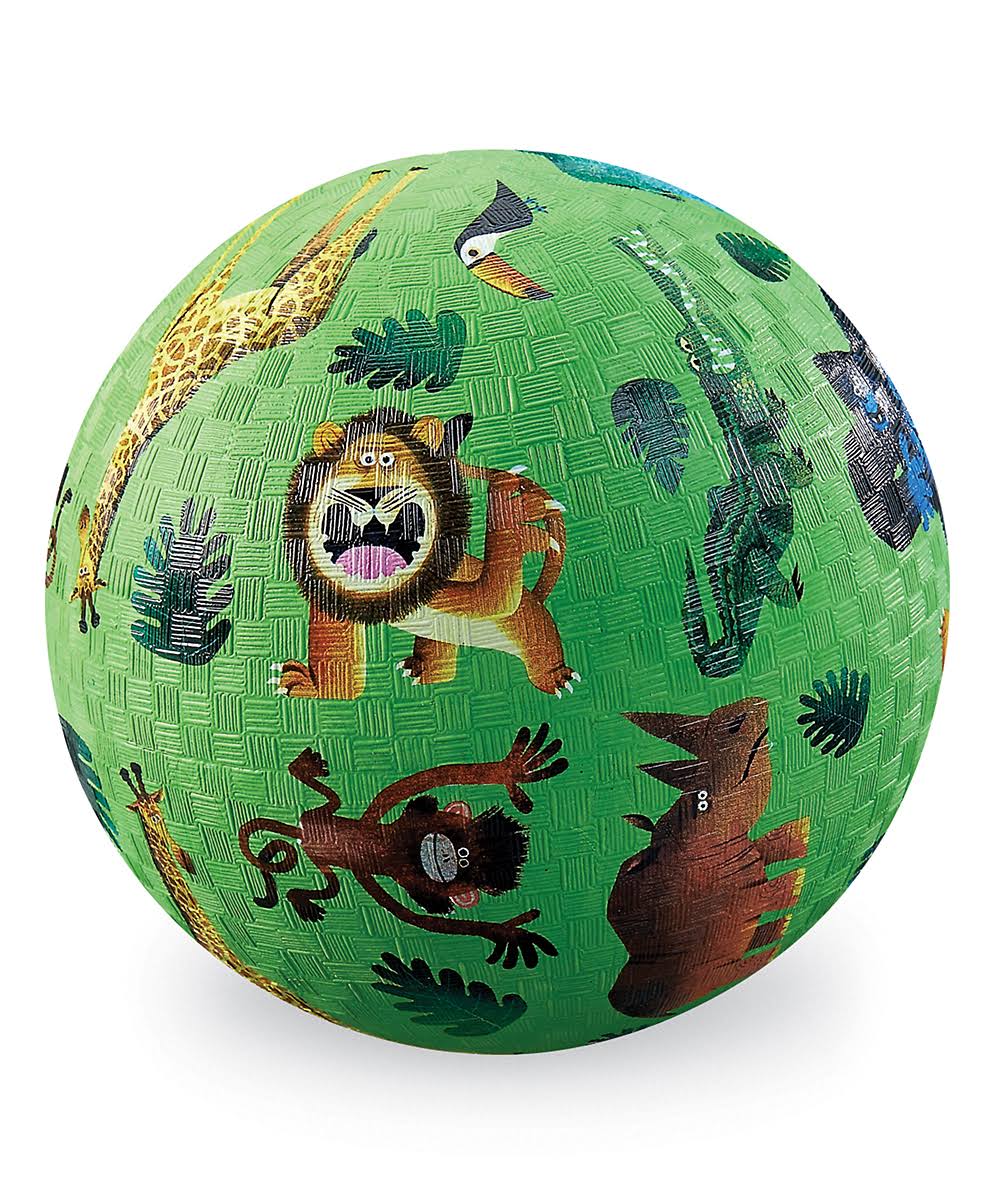 Crocodile Creek - Playground Ball 5 inch - Very Wild Animals