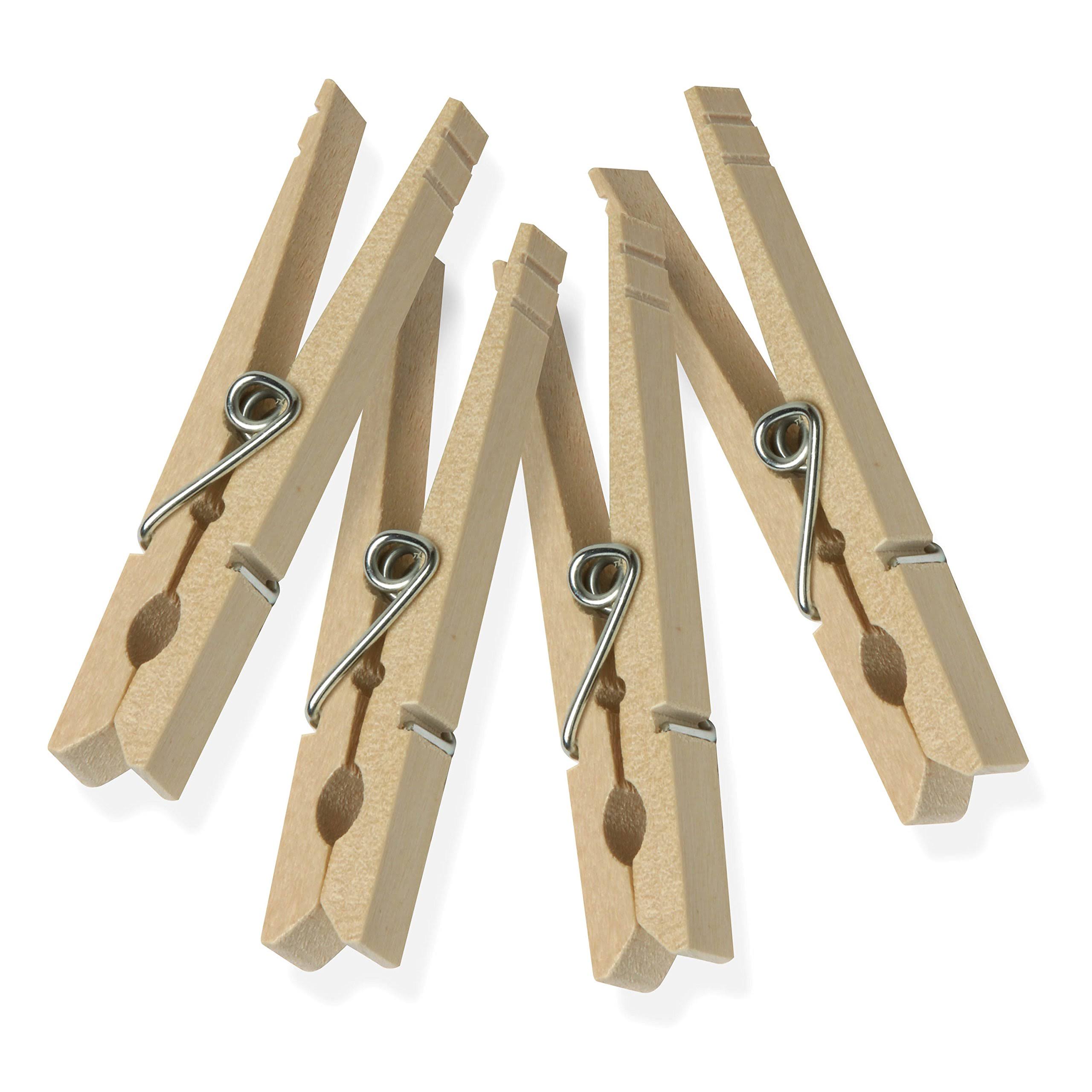 Honey Can Do DRY-01375 Wood Clothespins 50 Count