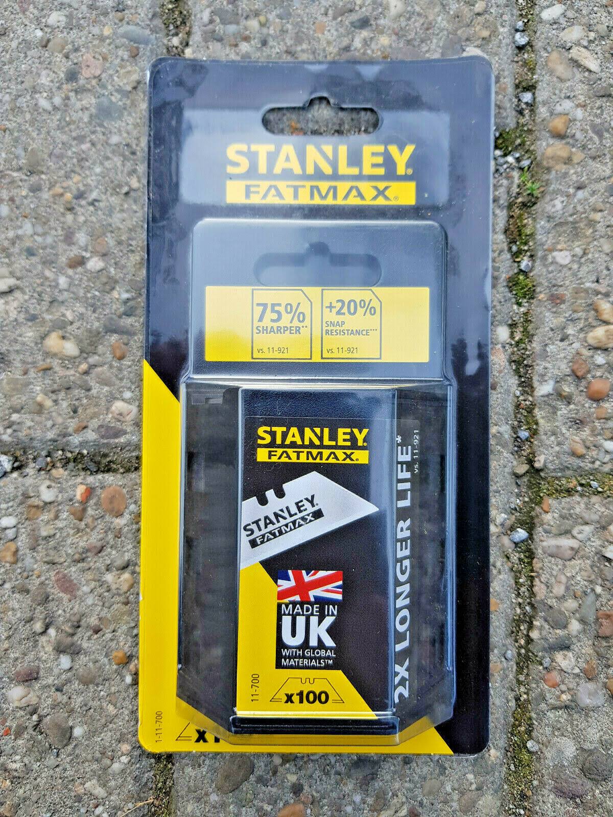 Stanley 1-11-700 FatMax Utility Blades (Dispenser of 100)