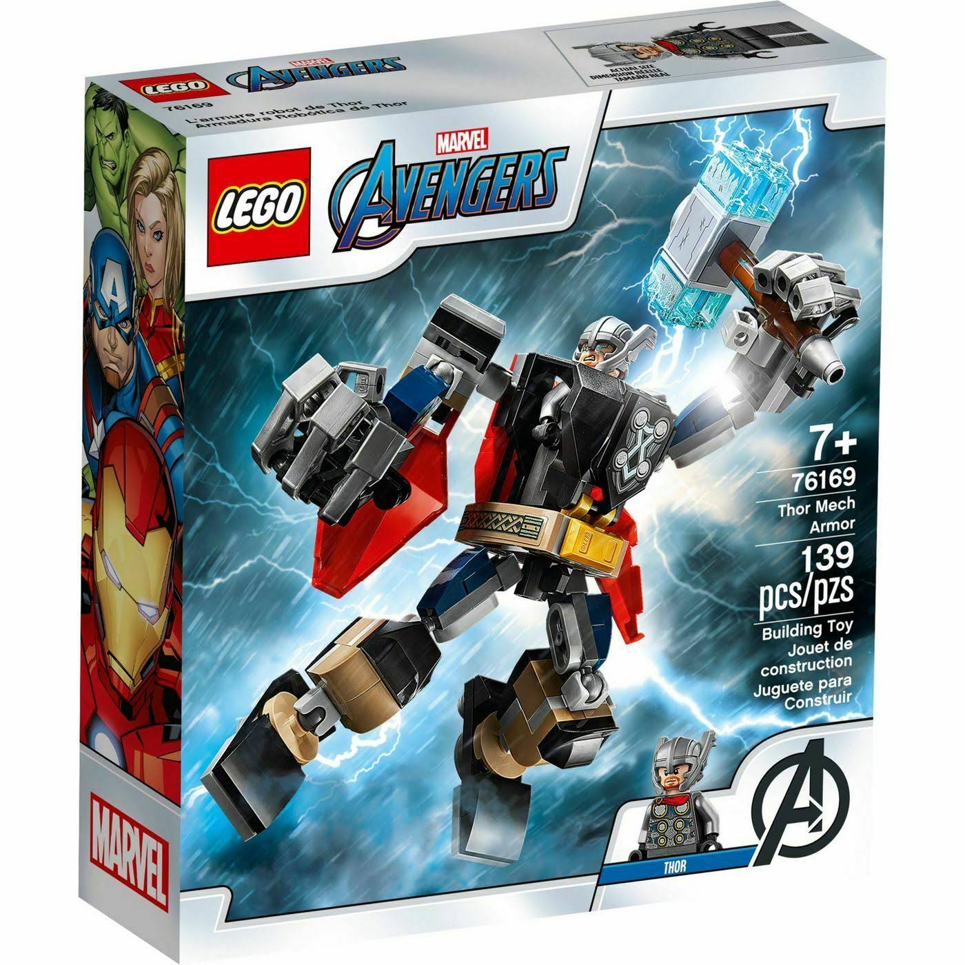 Lego 76169 Marvel Avengers Classic Thor Mech Armor New with Sealed Box