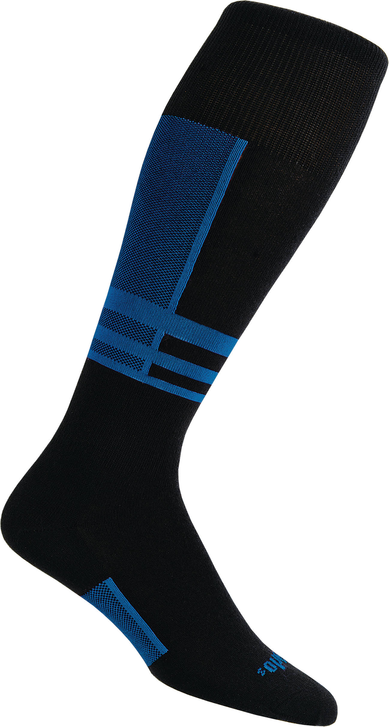 Thorlo Ultra Light Ski Liner Sock - SS19 Black/Blue UK 8-9.5