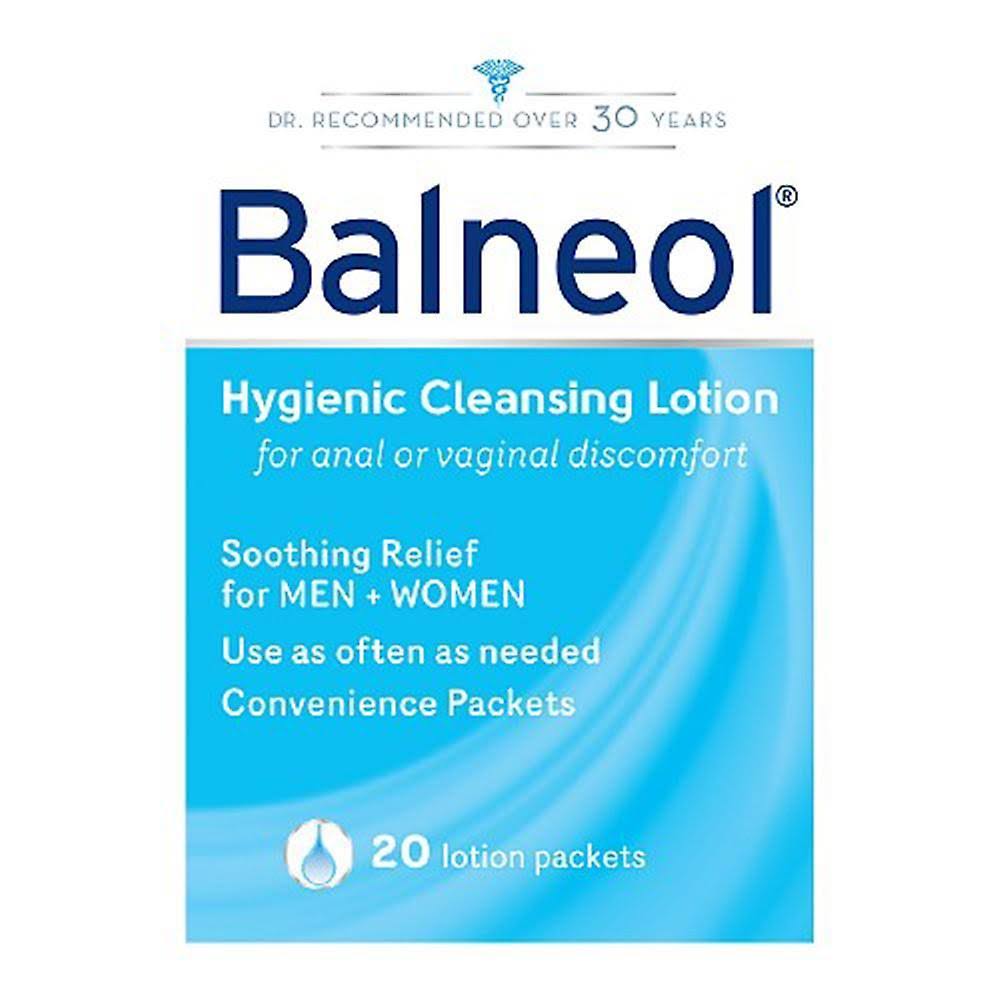 Balneol Hygienic Cleansing Lotion - 20 Lotion Packets, 4g