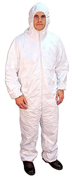 Buffalo Industries 68509 Hooded Polypro Disposable Coverall Size XL