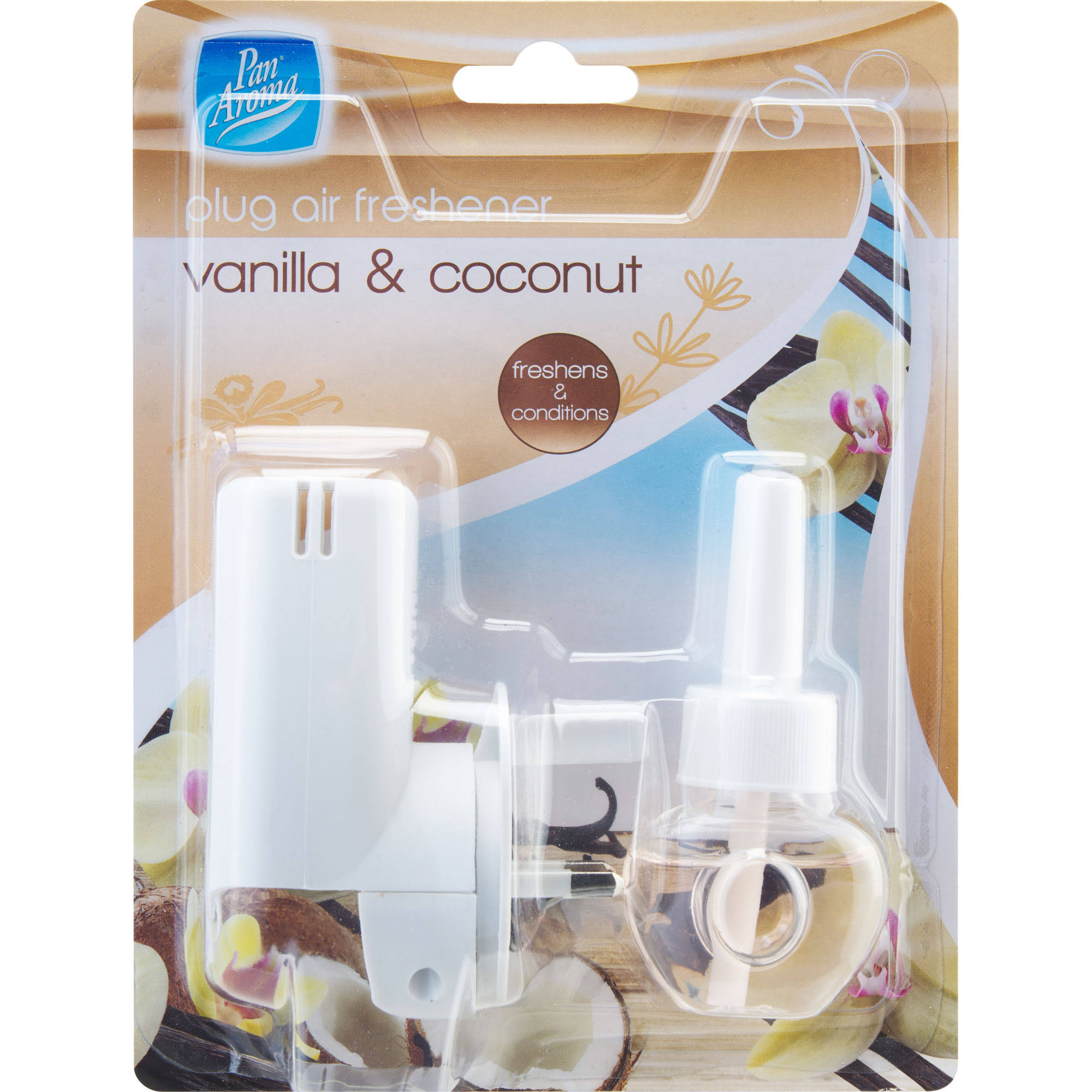 Pan Aroma Plug in Air Freshener Vanilla & Coconut