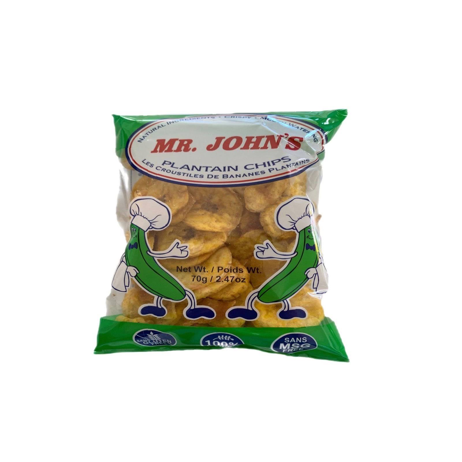 Plantain chips/Mr John Sweet Unripe 70g