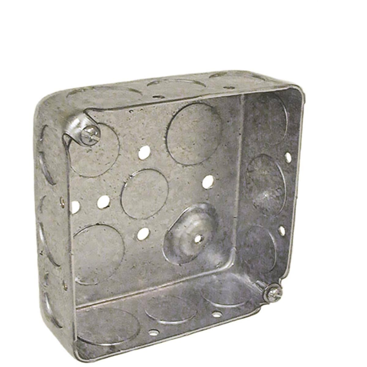 Raco Drawn Steel Outlet Box - with 12 Side and 5 Bottom Knockouts