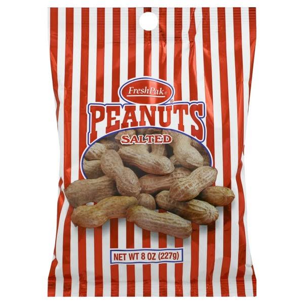 Fresh Pak Peanuts - Salted, with Shell, 8oz
