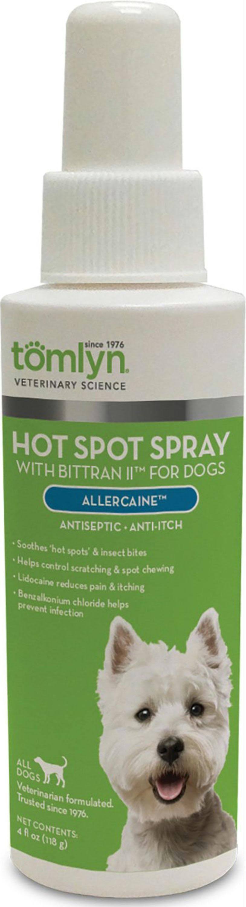 Tomlyn Hot Spot Spray For Dogs Allercaine Spray