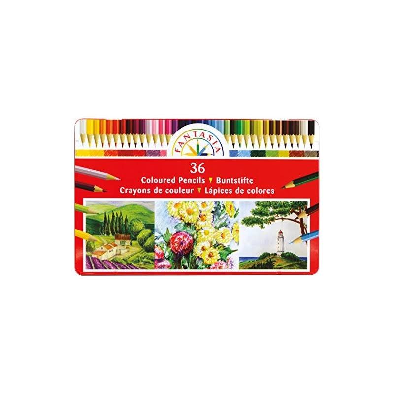 Fantasia Pro Art Colored Pencil Tin Set - 36pcs