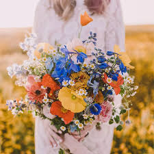 Color-heavy florals wedding