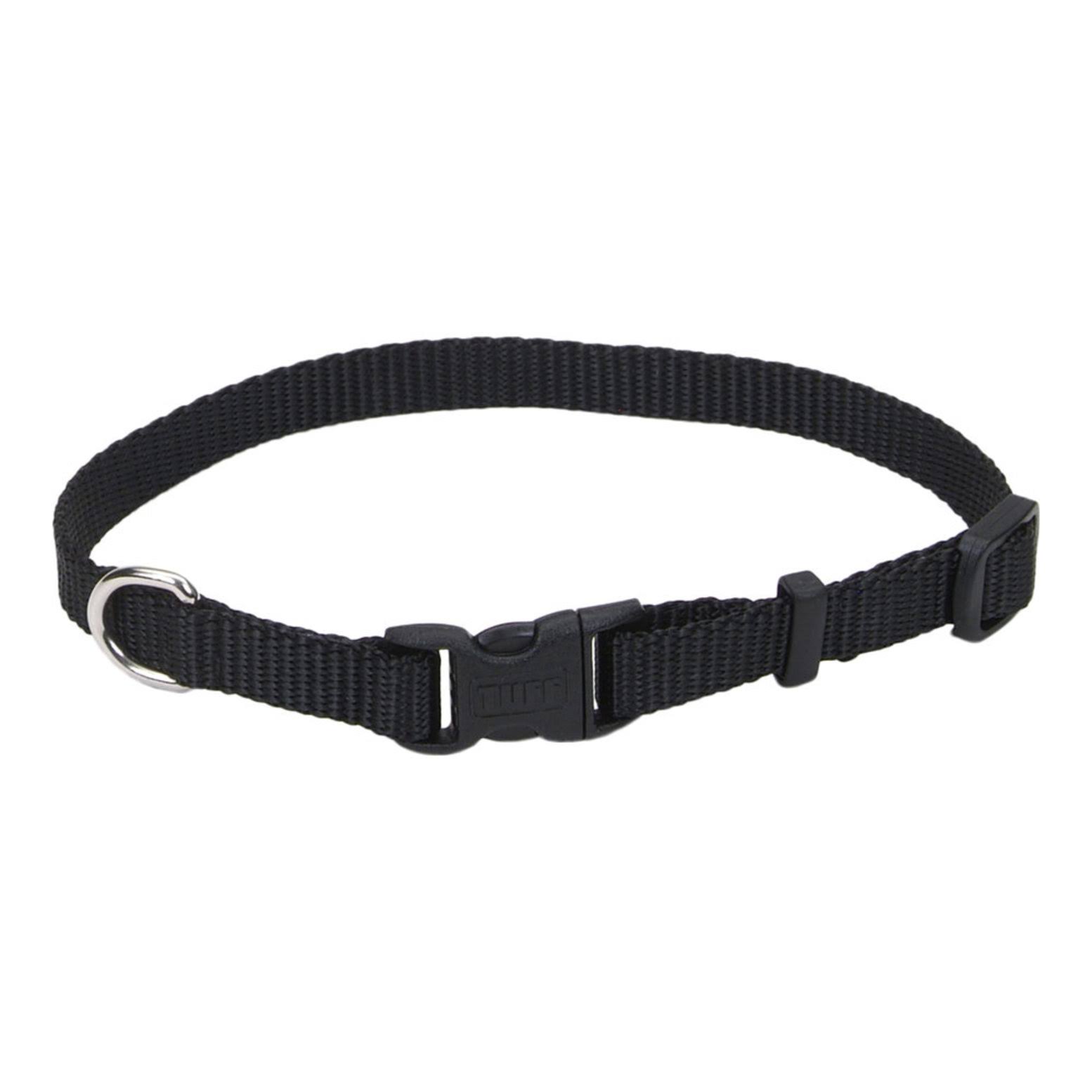 Coastal Pet Products Adjustable Collar - Nylon, X-Small, Black