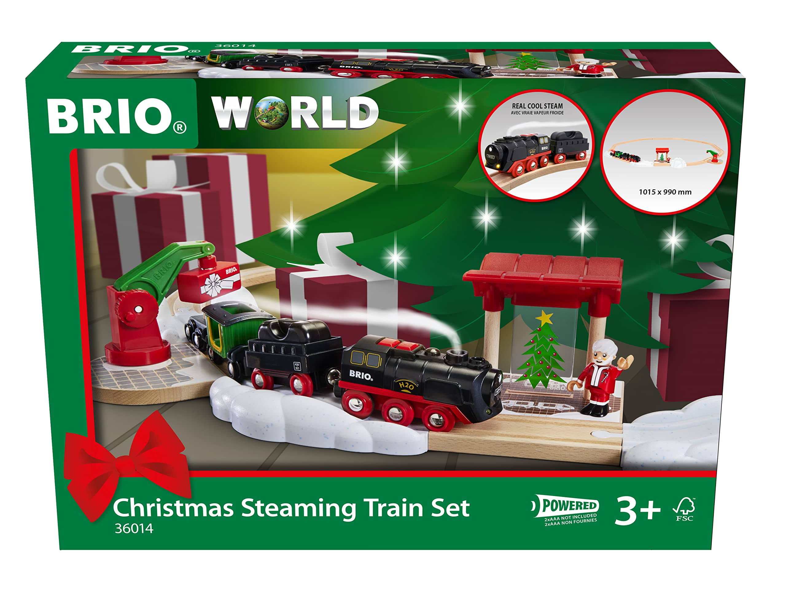 Brio 36014 - Christmas Steaming Train Set