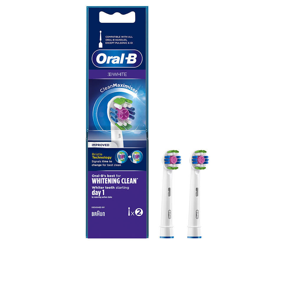 Oral B 3D White Electric Toothbrush Refill 2pc