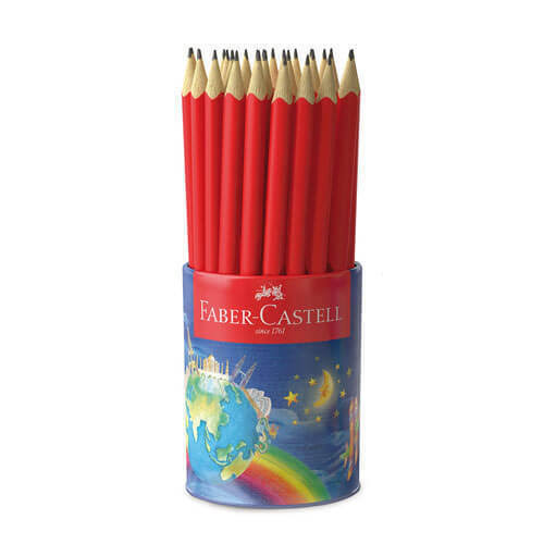 Faber-Castell Junior Triangular Lead Pencil 50/cup - HB