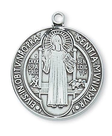 Sterling Silver St. Benedict Pendant