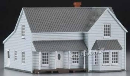 Farm House HO Scale Train Building | Perma-Scene | Vehicles & Transport
