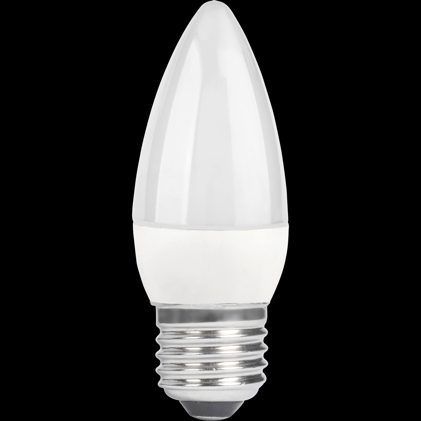 TCP LED Candle 60W E27 Coat Warm Light Bulb - 2 Pack