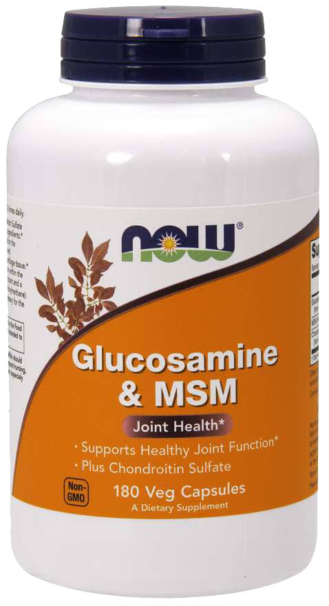 Now Glucosamine & Chondroitin Joint Health Support - 180 Capsules