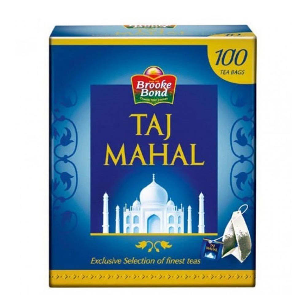 Brooke Bond Taj Mahal Black Tea - Orange Pekoe, 200g, 100 Tea Bags