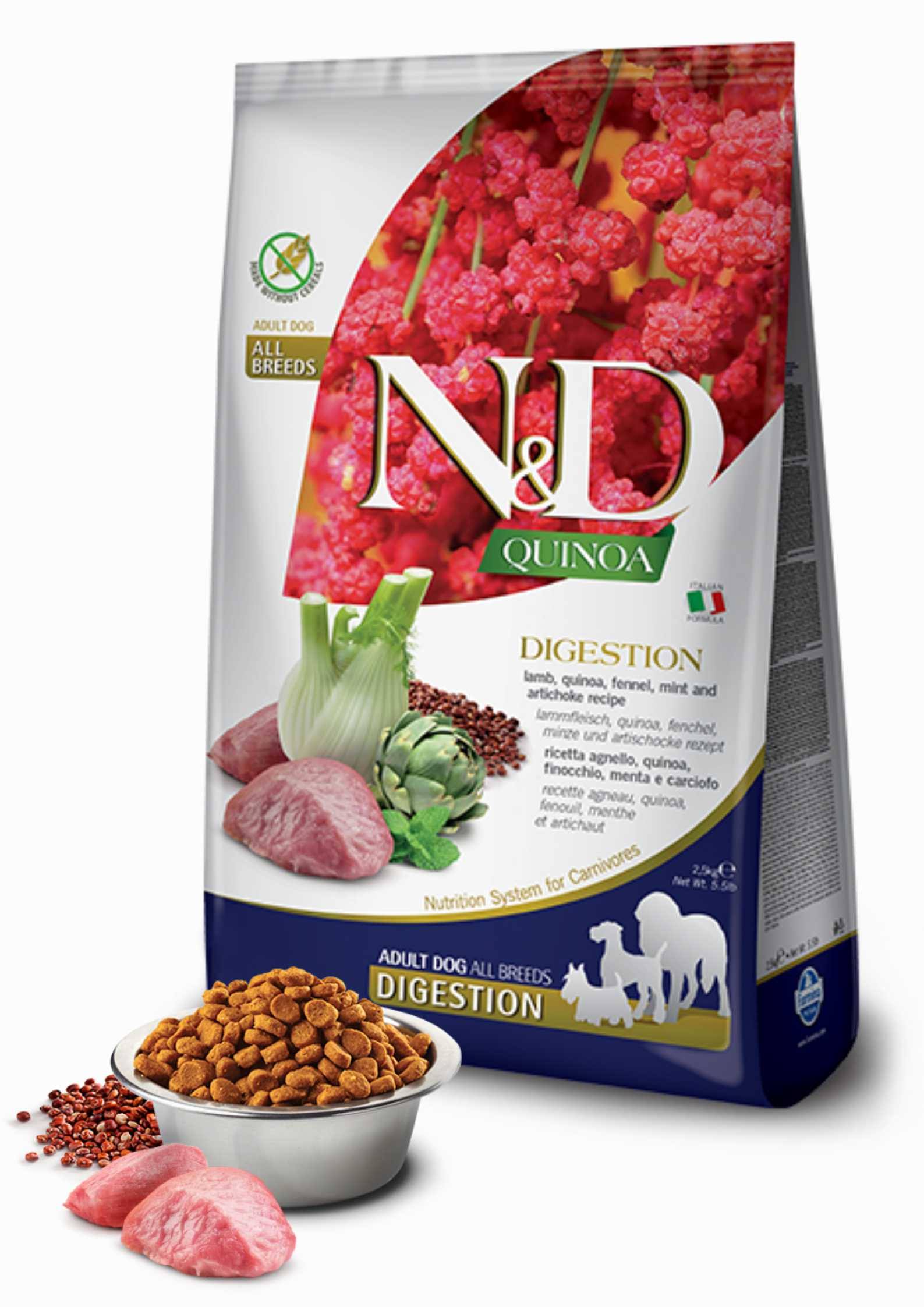 Farmina - Natural & Delicious Quinoa Digestion Lamb - 7 kg