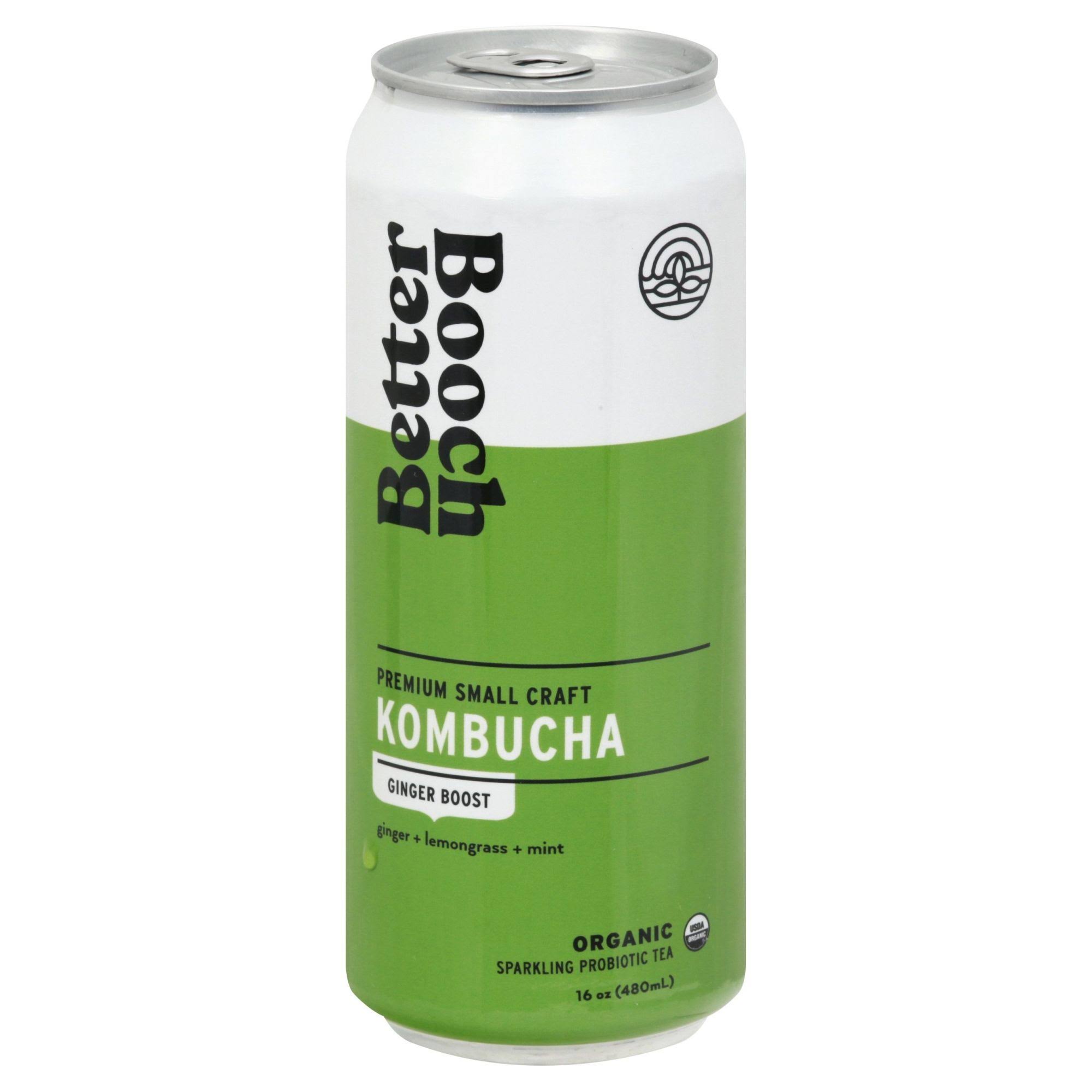 Better Booch Premium Ginger Boost Kombucha Tea - 16oz