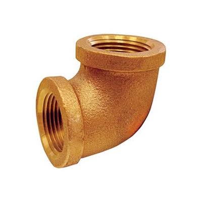 JMF 4506960 0.12 in. 90 Degree Threaded Elbow in Lead Free Red Brass Pack Of 5