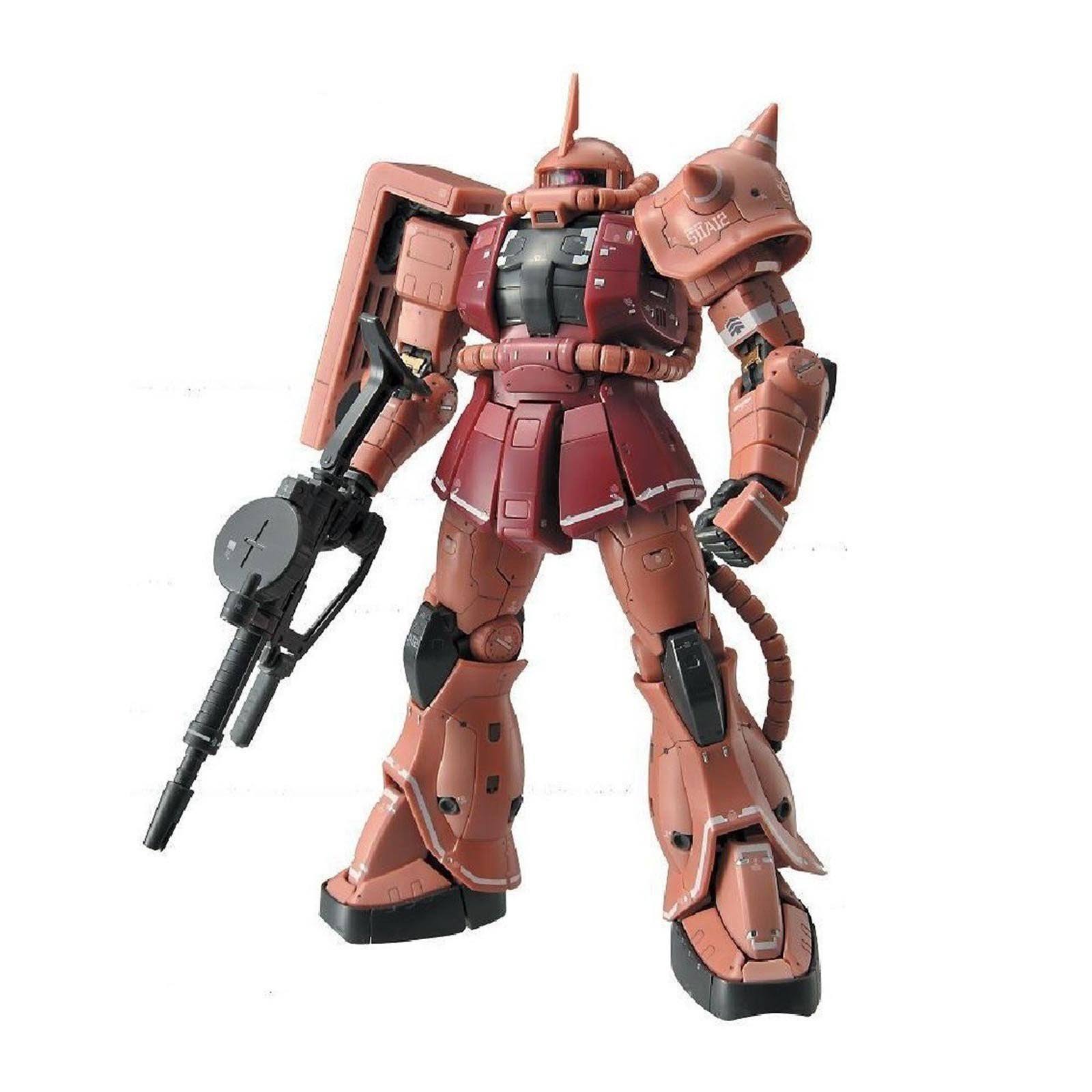 Gundam Real Grade 002 MS-06S Zaku Ii Mobile Suit Kit - 1/144 Scale
