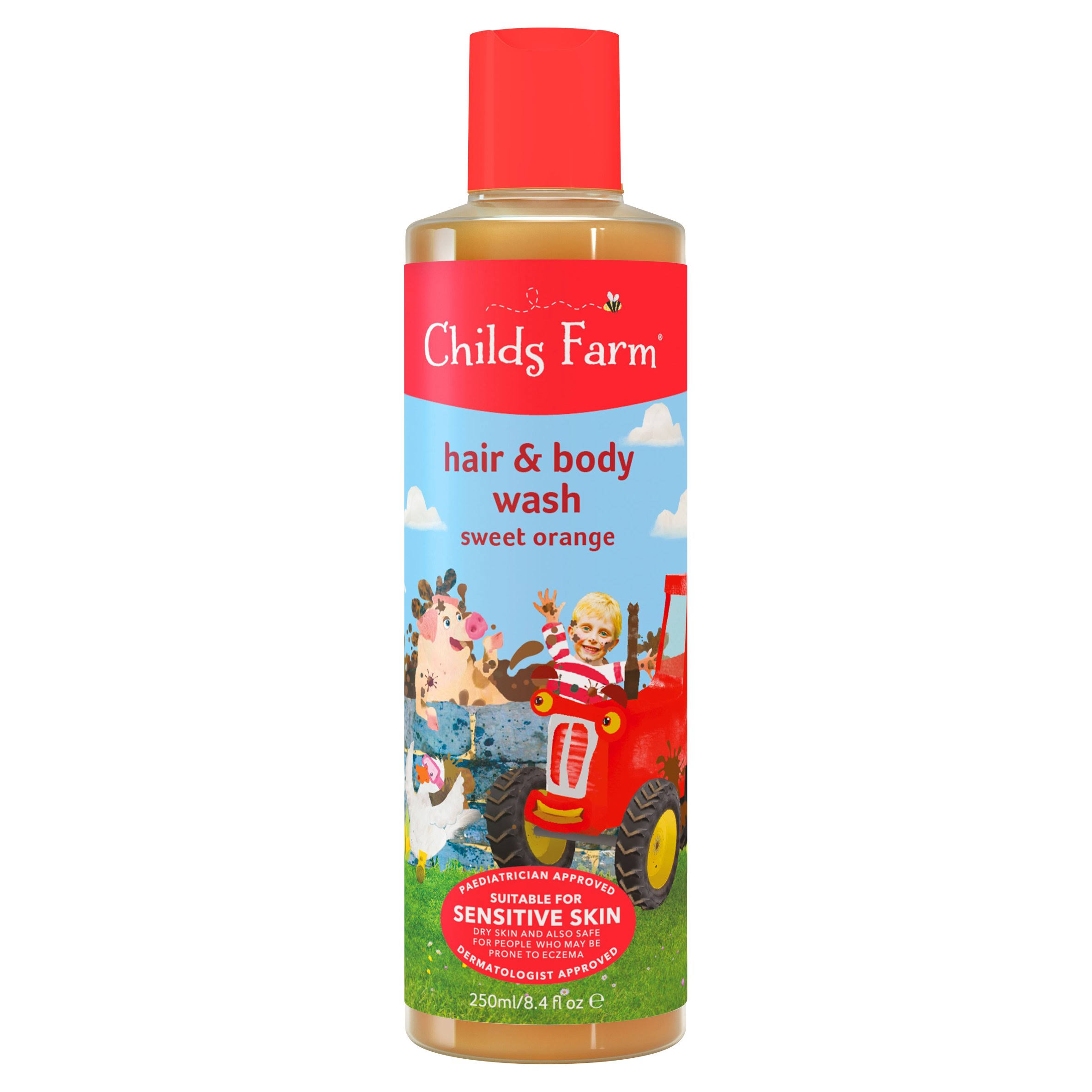 Childs Farm Hair & Body Wash - Sweet Orange, 250ml