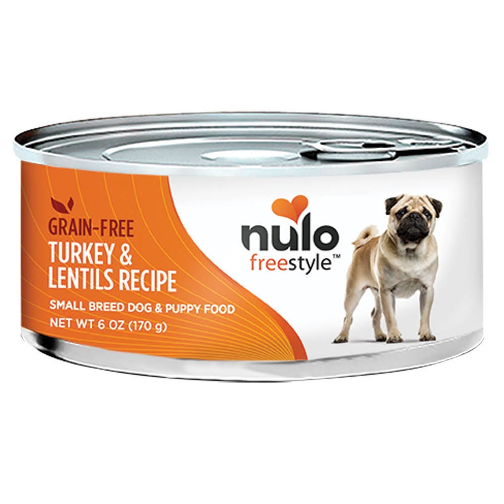 NULO Freestyle Small Breed Turkey & Lentils Recipe Canned Dog Food, 5.5-oz