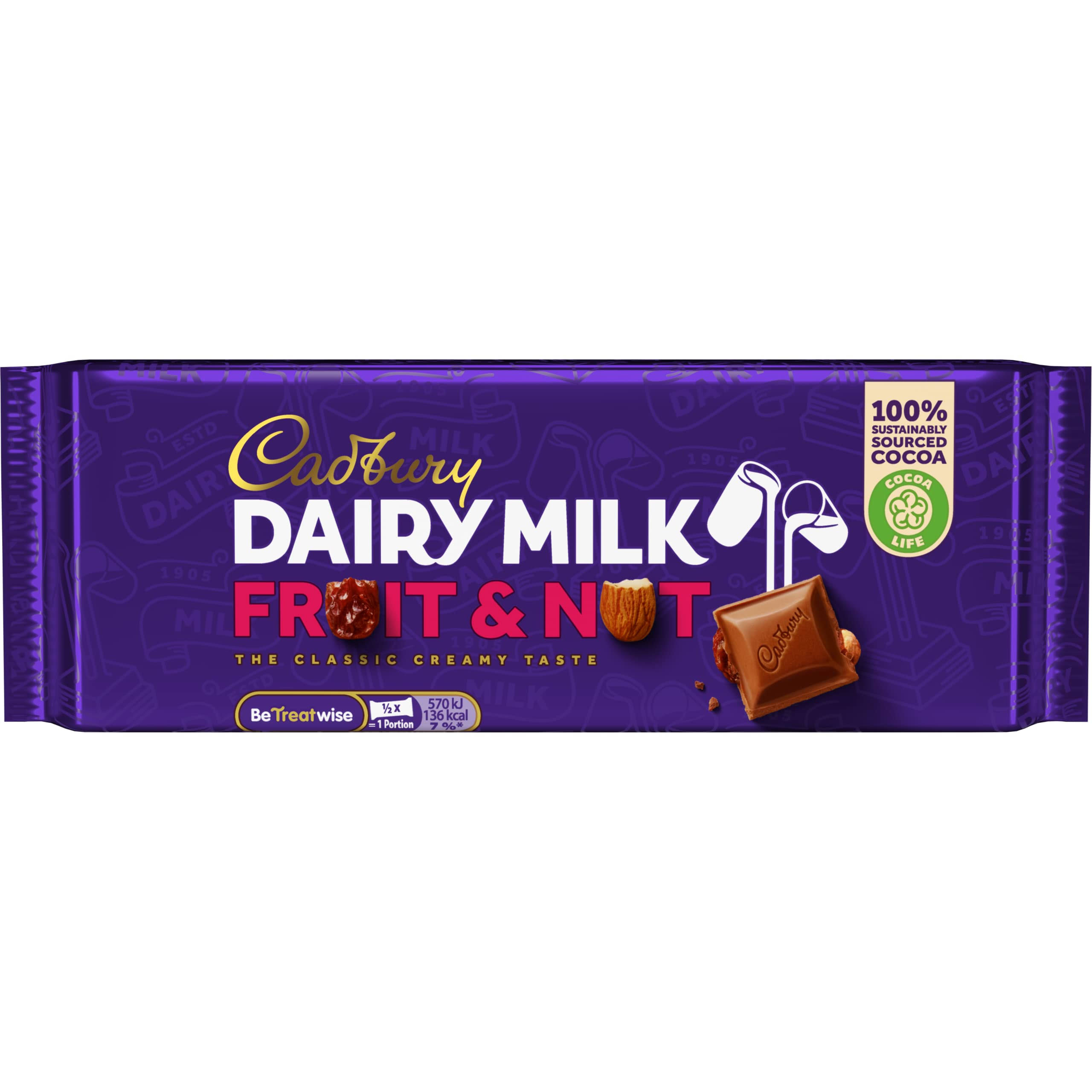 Cadbury Dairy Milk Fruit & Nut Chocolate - 200g